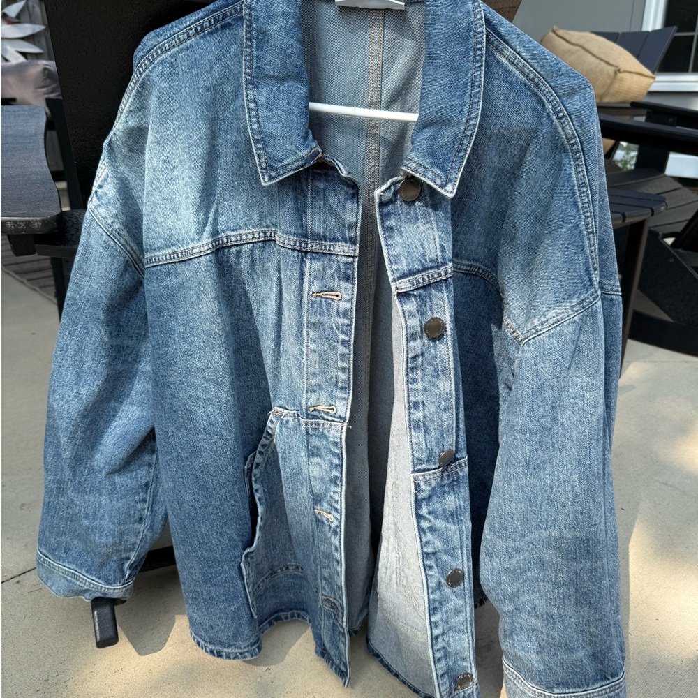 Lane Bryant Light Blue Denim Jean Jacket